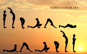 yoga sun salutation