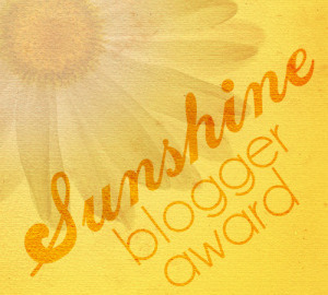 sunshine blogger award