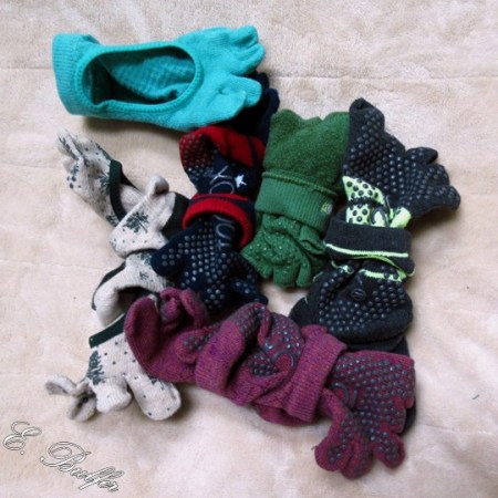 pilates socks signed